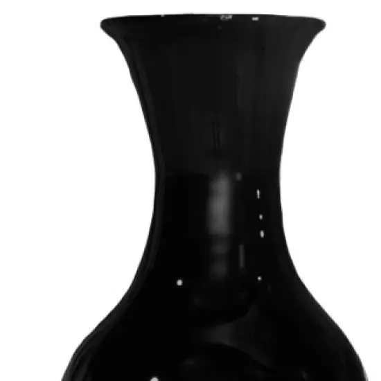 Uniquewise Tall Floor Vase, 37 Inch Bamboo Vase, Modern Vase for Dining, Living Room, Entryway, Large Flower Holder, Classic Floor Vase for Home Decor Black {5}