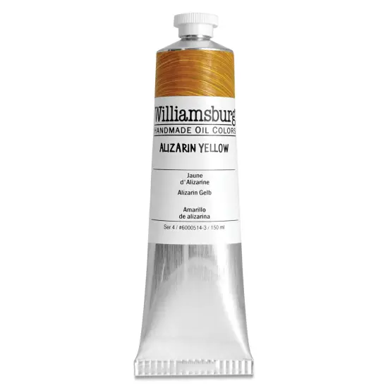 Williamsburg Handmade Oil Paint - Alizarin Yellow, 150 ml tube {1}