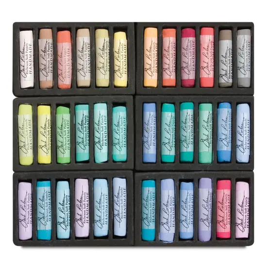 Richeson Handmade Soft Pastels - Landscape Colors, Set of 36, Full Stick {1}