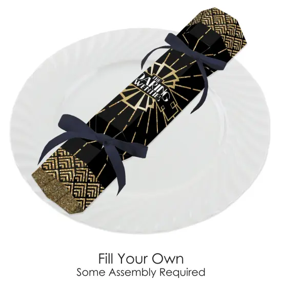 Big Dot of Happiness Roaring 20's - No Snap 1920s Art Deco Jazz Party Table Favors - DIY Cracker Boxes - Set of 12 {3}