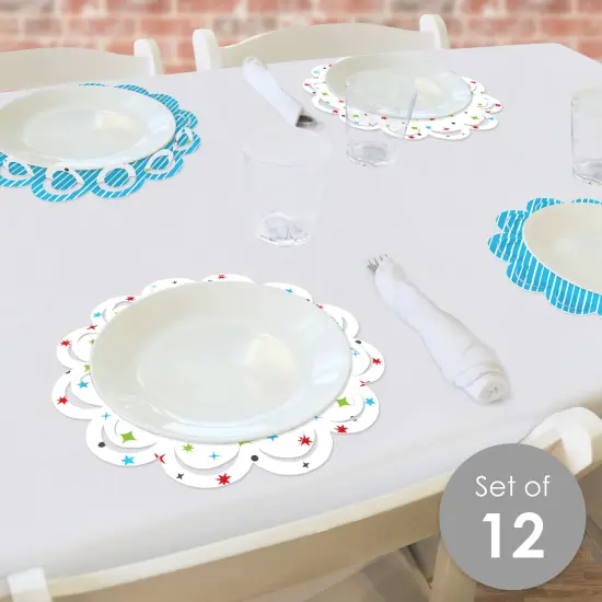 Big Dot of Happiness Teacher Retirement - Happy Retirement Party Round Table Decorations - Paper Chargers - Place Setting For 12 {3}