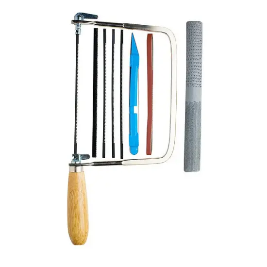 Coping Saw Handsaw Set With Files {1}