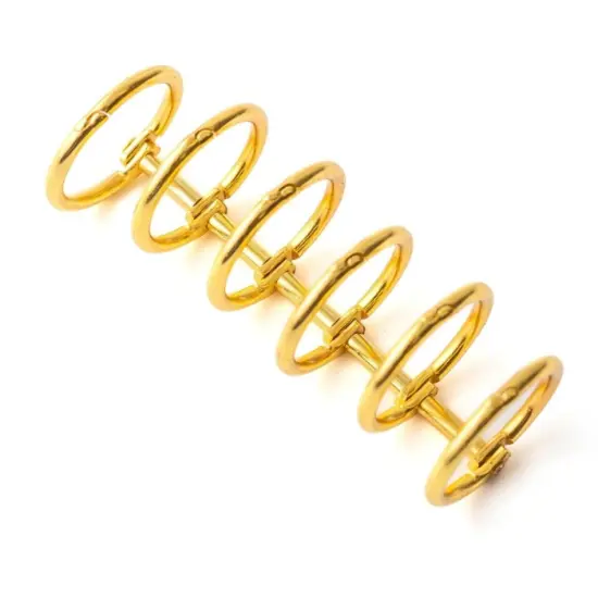 We R Memory Keepers Cinch Metal Hinge Binding 4 Units / Pack Gold 60000610 {3}