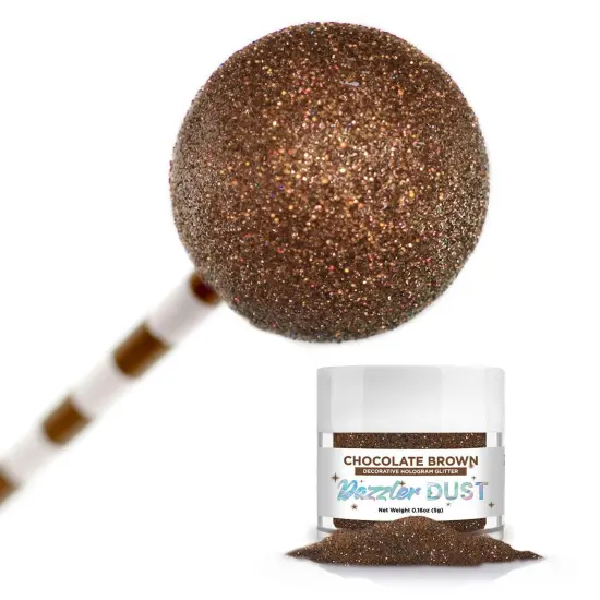 Chocolate Brown Dazzler Dust&reg; 5 Gram Jar {1}