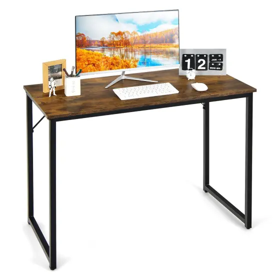Costway Computer Desk Writing Workstation Study Laptop Table Home Office {7}