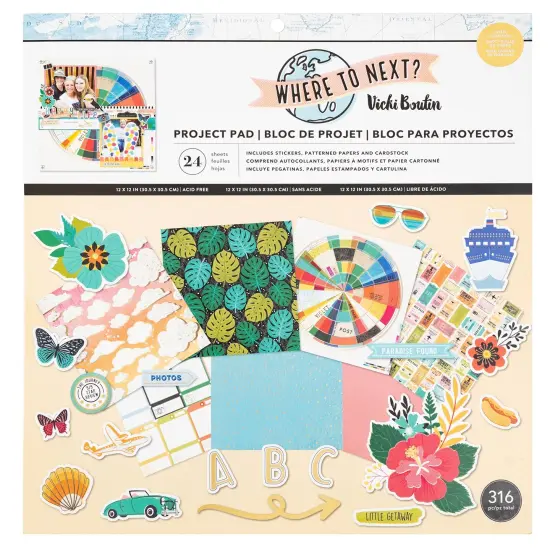 Vicki Boutin Where To Next Project Pad 12"X12"-316 Pieces {1}