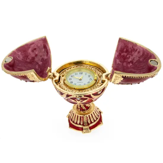 The City Royal Inspired Imperial Easter Egg with Clock {3}