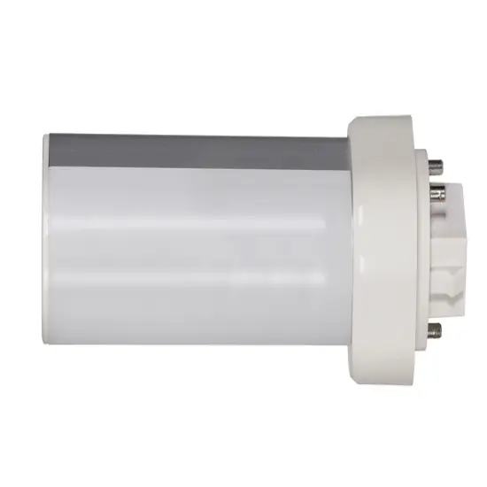 9W LED PL 4-Pin 950 Lumens G24q base 120' beam spread 3500K Neutral White {1}