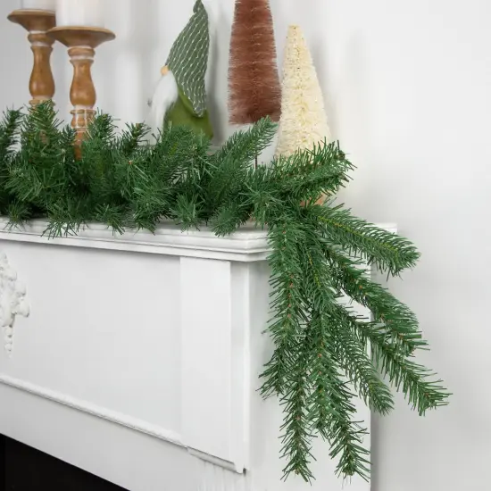Northlight 9' x 10" Green Sierra Noble Fir Artificial Christmas Garland, Unlit {3}