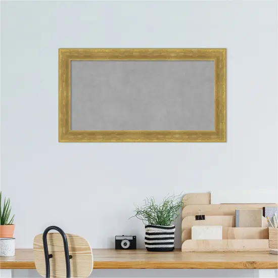 Angled Wood Framed Magnetic Board Angled Gold {5}