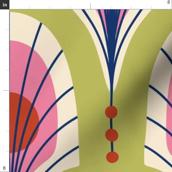 Various Fabrics by the Yard or Fat Quarter Animal Print Art Deco Bold Modern Feathers Custom Printed Fabric by Spoonflower {4}