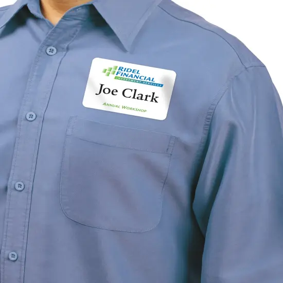 Avery Adhesive Name Badges, 2-1/3" x 3-3/8" (2 Pack of 25395) {6}