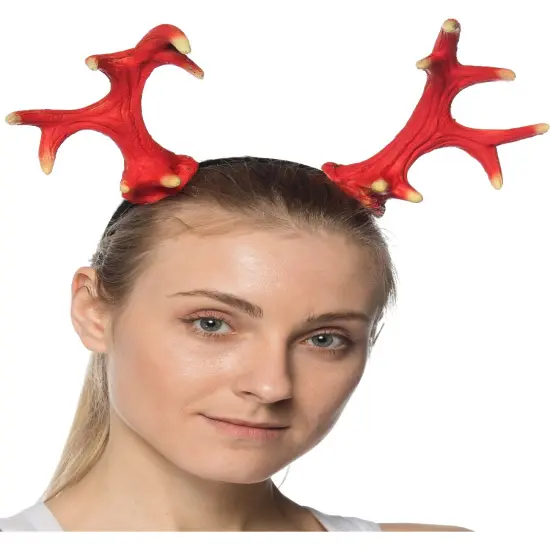 Supersoft Christmas Reindeer Antlers Headband Costume Accessory {1}