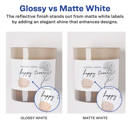 Avery Shipping Labels with Sure Feed and Easy Peel Technology, Glossy White Labels, 2" x 4", Permanent Adhesive, Laser/Inkjet, 250 Glossy Labels (6528) {3}