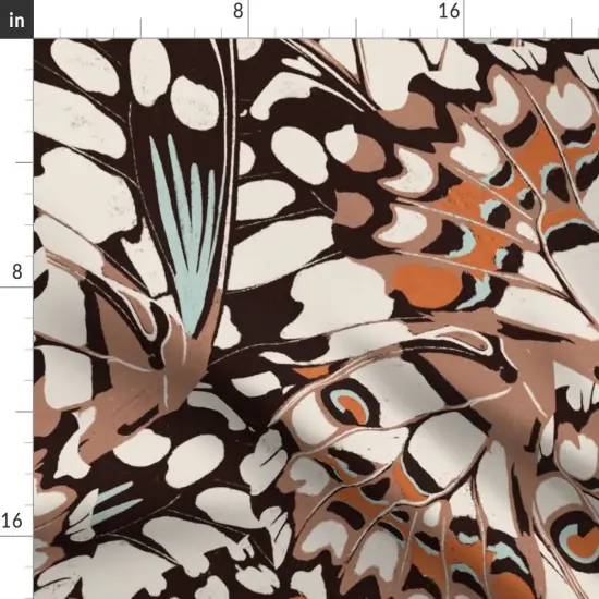 Various Fabrics by the Yard or Fat Quarter Animal Print Modern Abstract Insect Butterflies Whimsical Custom Printed Fabric by Spoonflower {2}