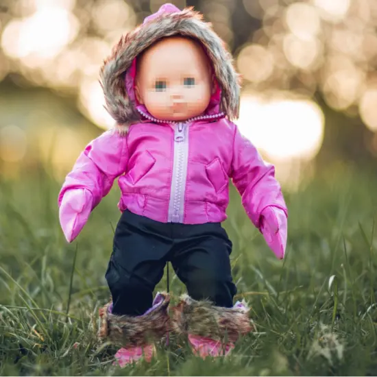 The Queen's Treasures 15 Inch Baby Doll Clothes Complete Pink Snow Suit {5}