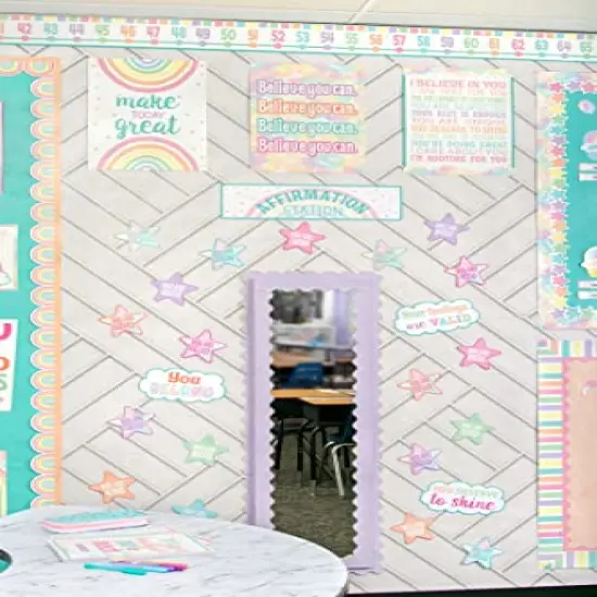 Lavender Scalloped Rolled Border Trim - 50ft - Decorate Bulletin Boards, Walls, Desks, Windows, Doors, Lockers, Schools, Classrooms, Homeschool & Offices {4}