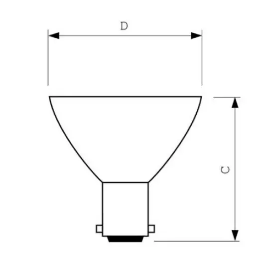 GBK 6439 50w AR56 ALR18 BA15d Elevator Replacement Bulb {4}