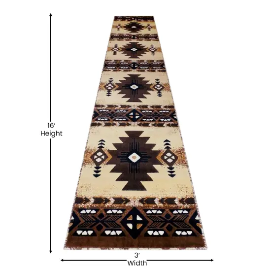 Masada Rugs Southwest Native American Area Rug - Design C318 {2}