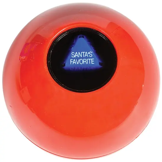 Christmas Central 3.75" Red Naughty or Nice Christmas Crystal Ball {3}