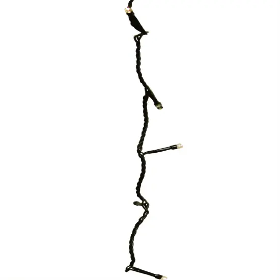 Kaemingk LED 8-Function Christmas Lights - Warm White - 90 ft Black Wire - 368ct {1}