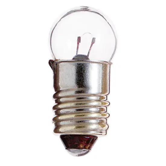 Satco S6936 2.5W 5V Globe G4.5 E10 Miniature Base Miniature light bulb {1}