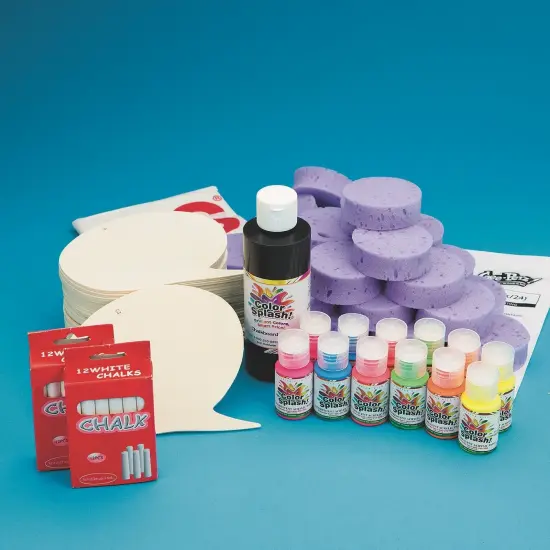 Wood Thought Bubble Craft Kit (Pack of 24) {3}