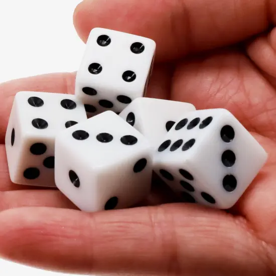 WE Games Liar's Dice Set of 4 Plastic Cups {5}