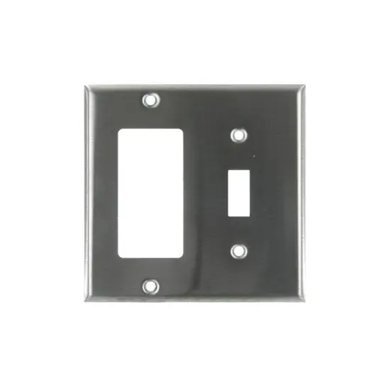 SUNLITE Steel Switch/Toggle Decorative Plate {1}
