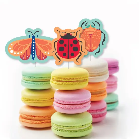 Big Dot of Happiness Buggin' Out - DIY Shaped Bugs Birthday Party Cut-Outs - 24 Count {4}