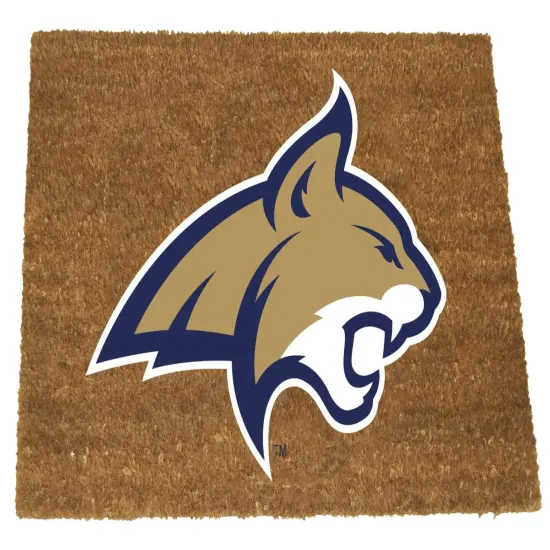 Memory Company NCAA Montana State Bobcats Rectangular Coir Door Mat 29.5" x 19.5" Brown {1}