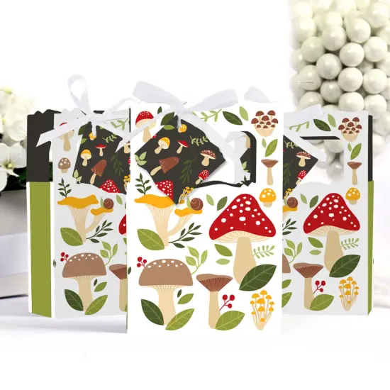 Big Dot of Happiness Wild Mushrooms - Red Toadstool Party Favor Boxes - Set of 12 {4}
