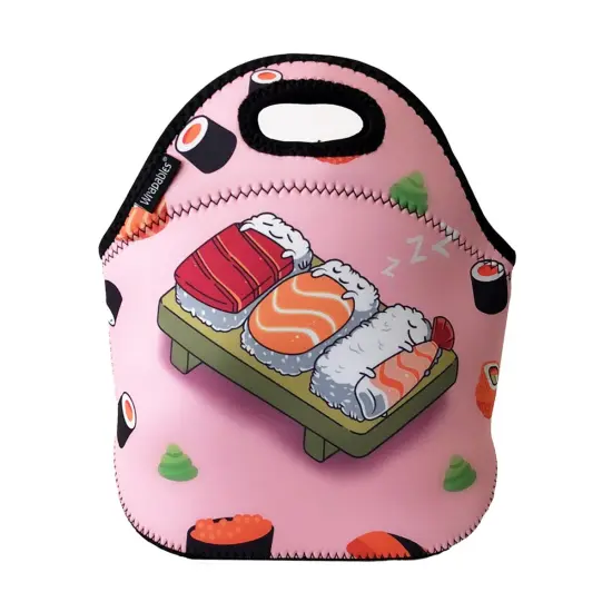 Wrapables Insulated Neoprene Lunch Bag Sleeping Sushi {2}