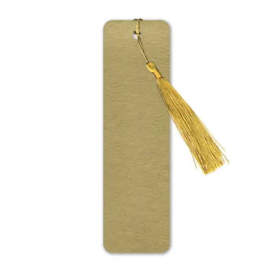 Gallery Leather Bookmark - 7"x2" Freeport Met. Gold {1}