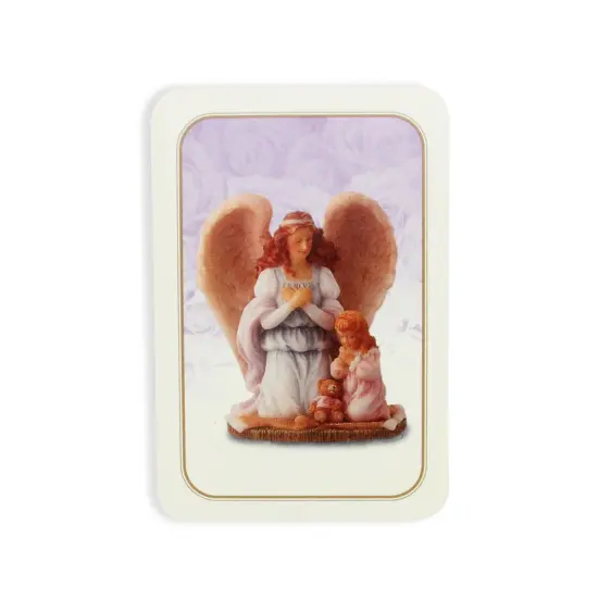 Roman Club Pack of 25 Seraphim Classics 'Why God Made Little Girls' Prayer Cards 3.5" Ivory {1}