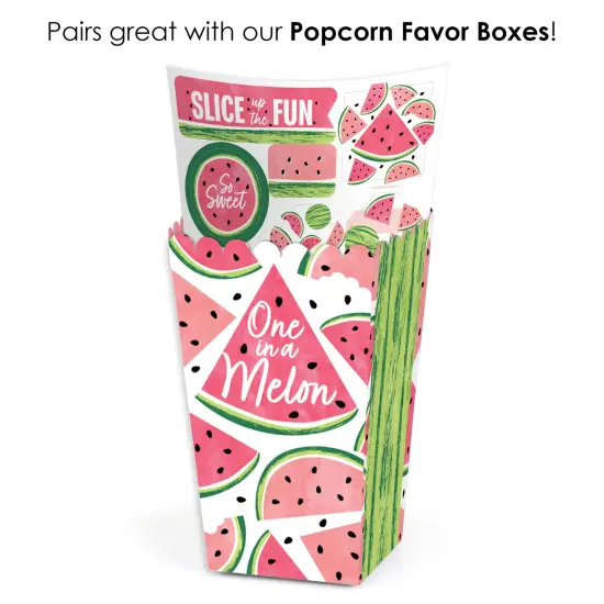 Big Dot of Happiness Sweet Watermelon - Fruit Party Favor Sticker Set - 12 Sheets - 120 Stickers {7}
