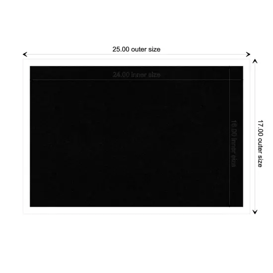 Svelte Wood Framed Corkboard, Black Cork Svelte White {3}