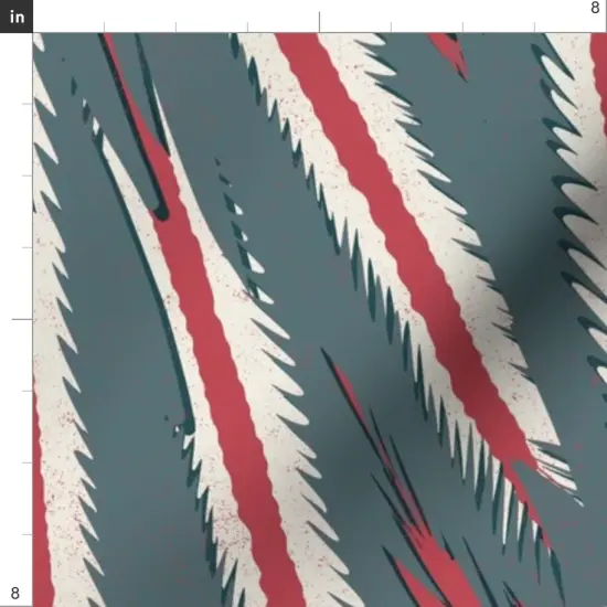 Various Fabrics by the Yard or Fat Quarter Magenta Retro Bird Feathers Abstract Animal Tropical Large Scale Custom Printed Fabric by Spoonflower {4}