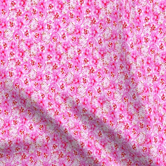 Various Fabrics by the Yard or Fat Quarter Preppy Floral Rose Watercolor Feminine Hand Painted Botanical Custom Printed Fabric by Spoonflower {5}
