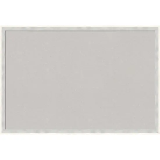 Paige Wood Framed Corkboard, Grey Cork Paige White Gold {7}