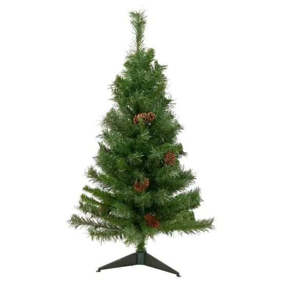 Northlight 3' Medium Black River Pine Artificial Christmas Tree - Unlit Green {1}