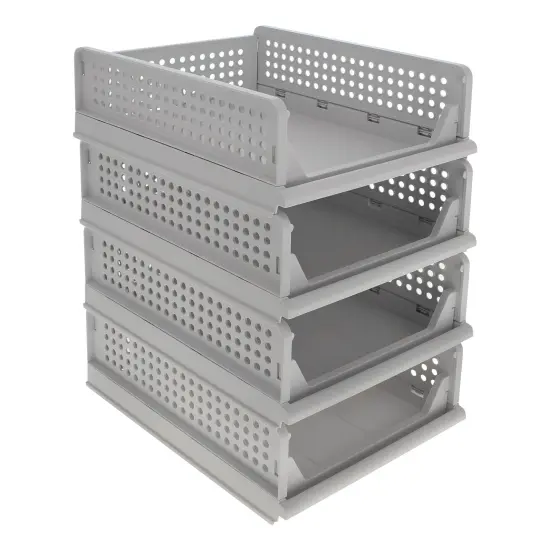 Creekview Home Emporium Stacking Drawer Organizer - 4 Plastic Stackable Drawers {1}