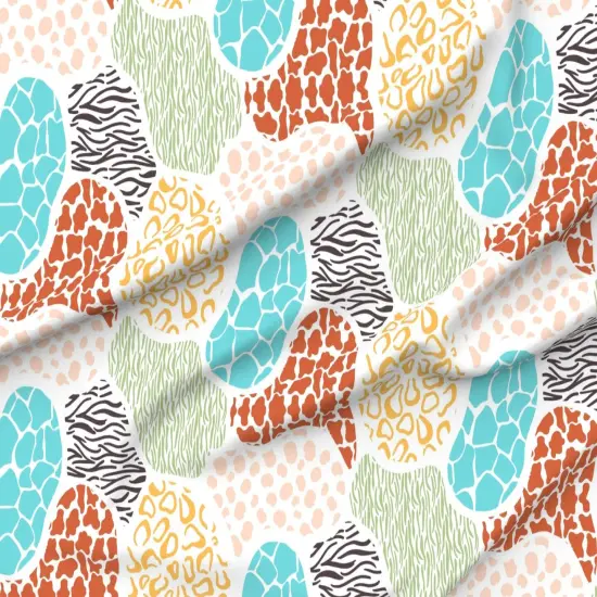 Various Fabrics by the Yard or Fat Quarter Abstract Jungle Animal Nature Zebra Leopard Cow Kitsch Custom Printed Fabric by Spoonflower {6}