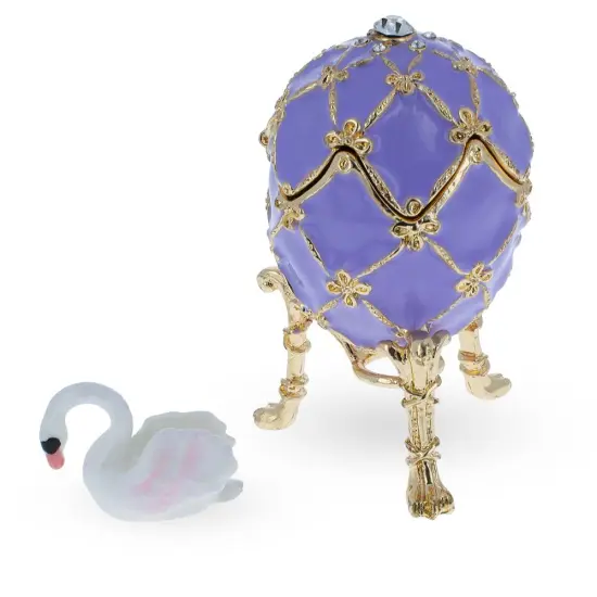 1906 The Swan Royal Imperial Egg in Purple {1}