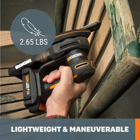 Worx WX822L 20V Power Share Cordless Detail Sander {5}