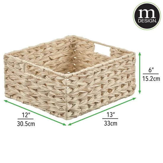 mDesign Woven Ombre Pantry Bin Basket, 3 Pack {3}