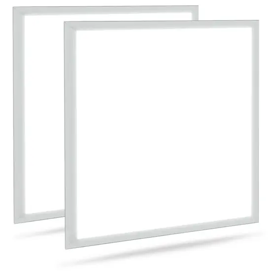 Costway 2 Pack 2x2FT LED Flat Panel Light 4400LM 40W 5000K Dimmable Drop Ceiling Office {1}