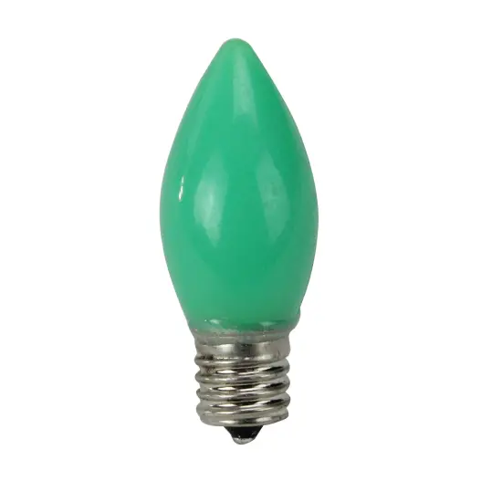 Sienna Opaque C9 LED Christmas Replacement Bulbs - Green - Pack of 4 {1}