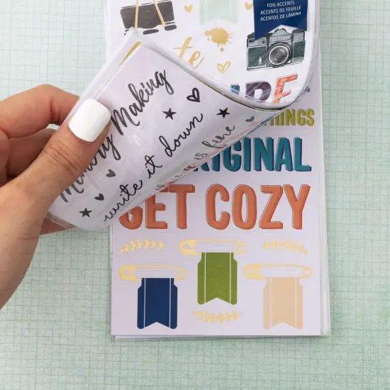 Vicki Boutin Print Shop Sticker Book-W/Gold Foil Accents 238/Pkg {3}