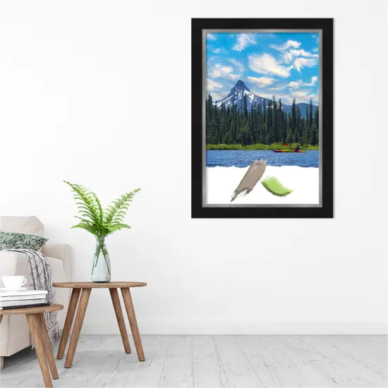 Eva Picture Frame, Photo Frame, Art Frame Eva Black Silver {6}